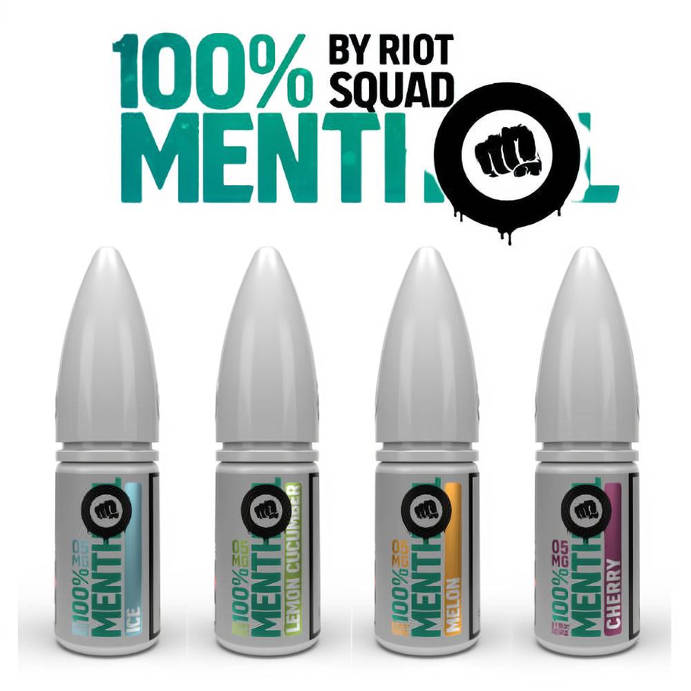 100 Menthol 10ml Hybrid Nicotine ICE VAPING