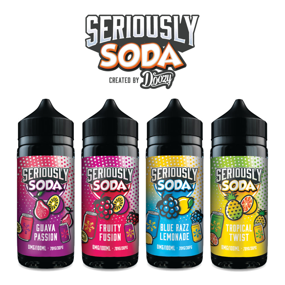 Doozy Vape Seriously Soda Ice Vaping