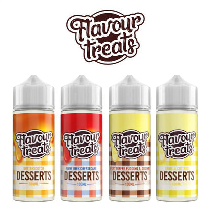 Flavour Treats Desserts 100ml Shortfills - ICE VAPING