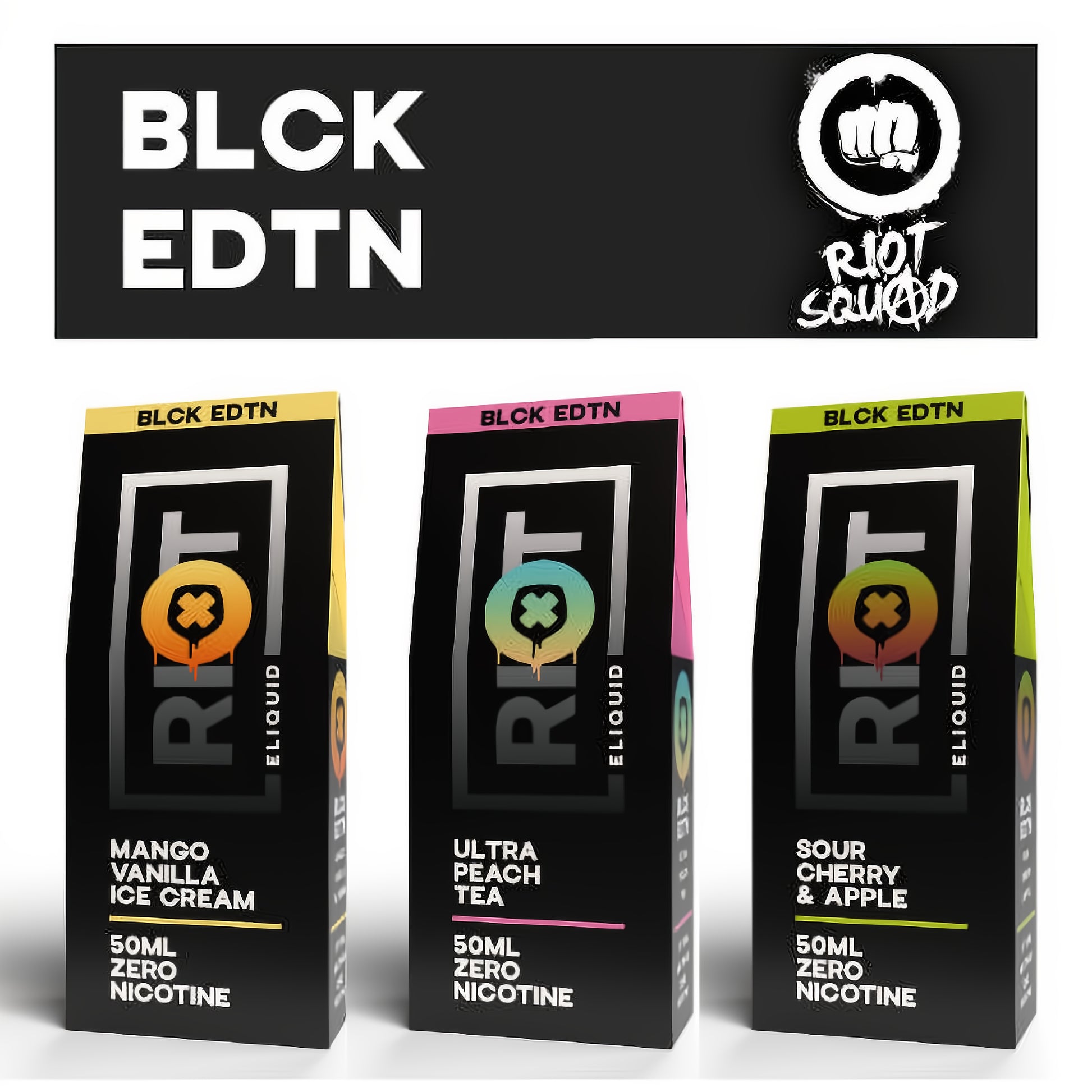 BLCK EDTN 2x50ml Shortfill Set - ICE VAPING