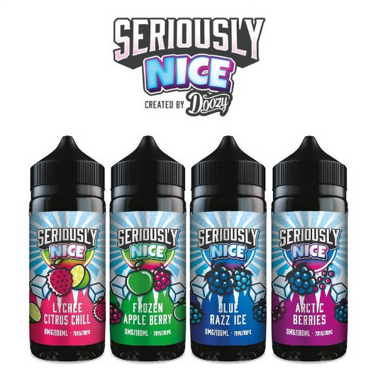 Doozy Vape Seriously Nice 100ml Shortfills - ICE VAPING