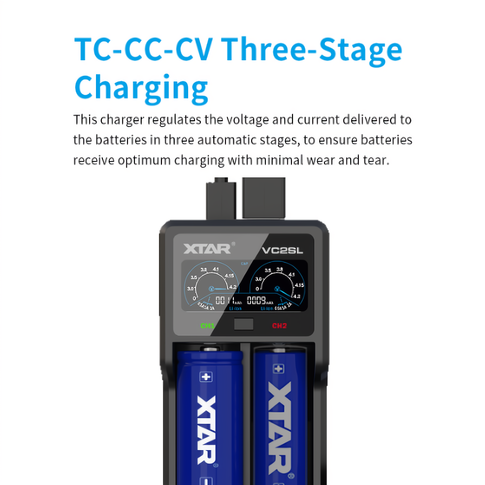 Xtar VC2SL Charger - ICE VAPING