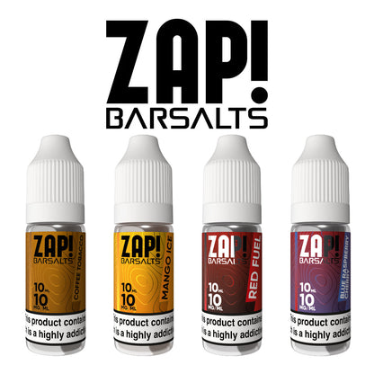 Zap! Bar Salts 10ml Nic Salts