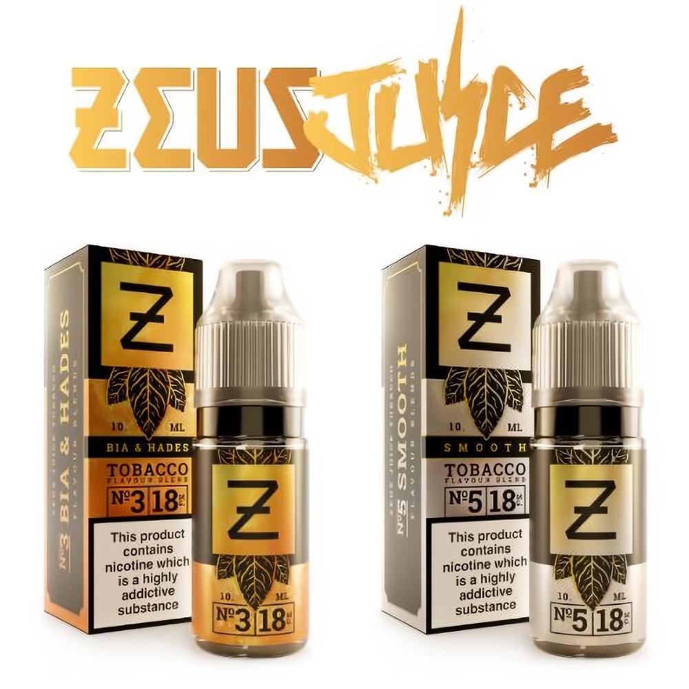 Zeus Juice Tobacco Blend 10ml Freebase - ICE VAPING