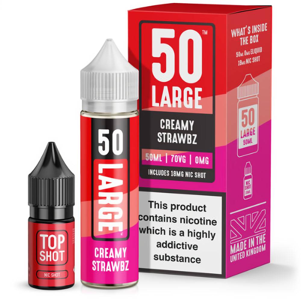 50 Large 50ml Shortfills - ICE VAPING